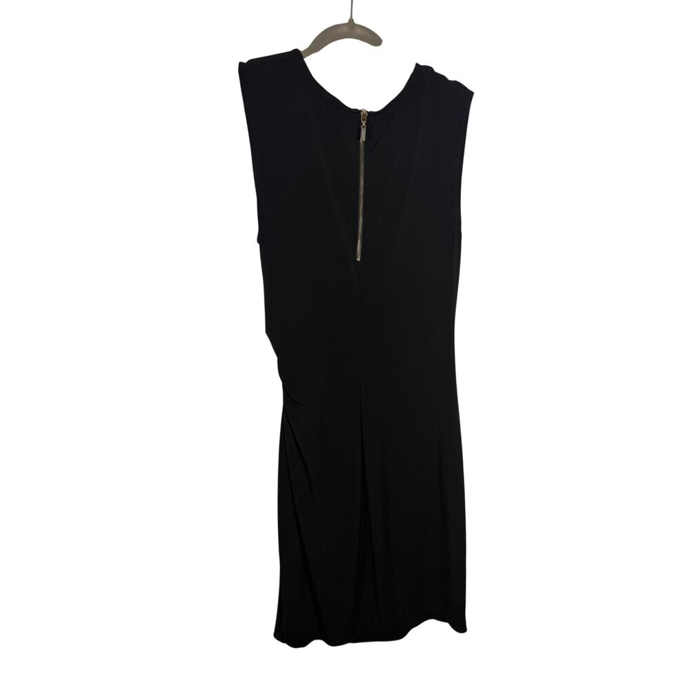 Victoria Secret Black Ruched Sheath Dress L - Picture 7 of 12